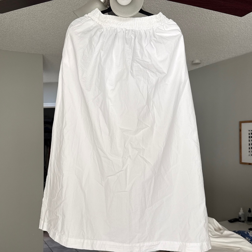 Stateside White Cotton Skirt